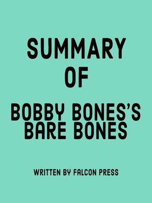 cover image of Summary of Bobby Bones's Bare Bones
